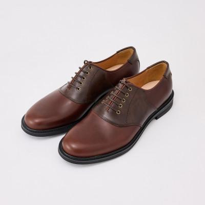 ふるさと納税 大和郡山市 奈良木型の靴　NARA　ROMAN〈ナラロマン〉NR-2376　BR　27.5cm |  | 03