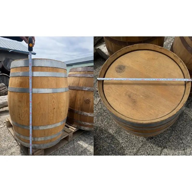 受注生産 厚岸町で製造された 使用済み 木製 キャビネット 1個 （クリーニング・研磨済）【真栄木材】 [ ウイスキー シェリー酒 ワイン ディスプレイ インテリア バーボン ]