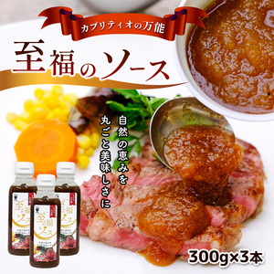 カプリティオの万能「至福の ソース 」300g×3本
