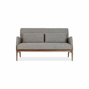 旭川家具 宮田産業 ASH(アッシュ) 2P ソファ ブラウン色 【 国産 無垢 インテリア 木製 ナチュラル ソファ ソファー 2.5人掛け 3人掛け リビング ダイニング 北海道 】_01109