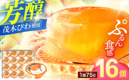 長崎特産「茂木びわゼリー」(16個入り) / びわゼリー ゼリー ビワ 枇杷 びわぜりー 茂木びわ / 諫早市 / 橋本屋本舗 [AHCP002]