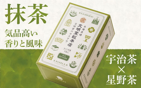 【3回定期便】カット 包装 カステラ 2箱入 プレーン 抹茶 【株式会社文明堂総本店】[DBF011]/ 長崎 小値賀 カステラ かすていら カット 個包装 定期便