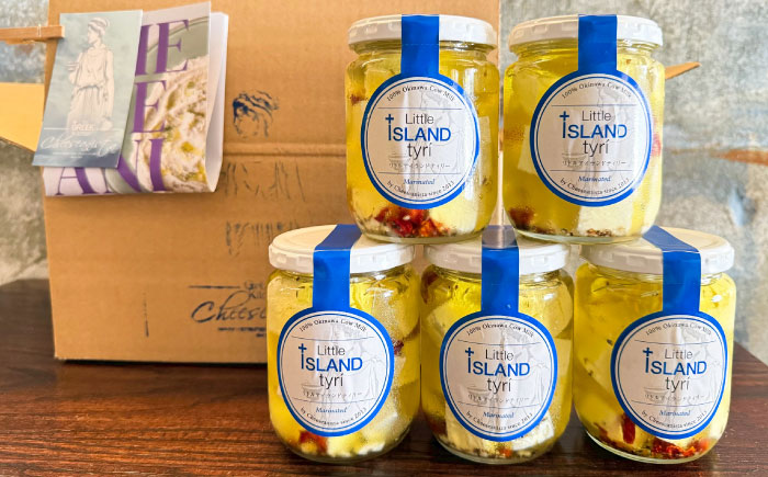 Cheeseanista チーザニスタ Little Island tyrί (ギリシャ風マリネードチーズ 牛乳×2) ＆ 沖縄ヨーグルト×3 沖縄市 / Little GREEK Kitchen [