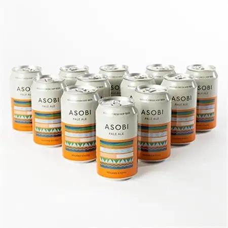 【与謝野町産ホップ使用クラフトビール】 ASOBI(アソビ) 350ml×12本　ペールエール_酒・アルコール 地ビール ビール _【1248906】