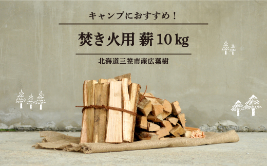 ≪キャンプにおすすめ！≫薪（広葉樹）キャンプストーブ・焚き火用 約10kg【01120】