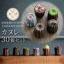 【ふるさと納税】由布院発カヌレ専門店「CARANDONEL」カヌレ 30個セット | カヌレ 大容量 お菓子 菓子 洋菓子 焼き菓子 詰め合わせ セット ギフト 数量限定 スイーツ 人気 おすすめ 冷凍 送料無料 フランス菓子 湯布院 由布院 ゆふいん