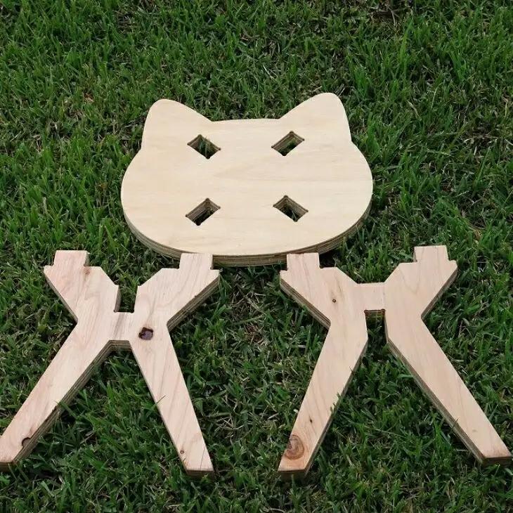 木製イス 《ちょう》 OTOMO STOOL mini 【1778-3】