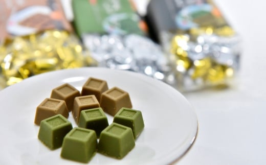 宇治抹茶チョコ＆ほうじ茶チョコ詰合せ（200g×3袋）〈宇治抹茶 スイーツ 宇治抹茶スイーツ お菓子 洋菓子 チョコ デザート ほうじ茶 抹茶 詰合せ〉 n0156