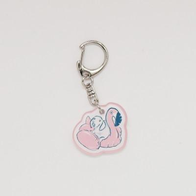 ふるさと納税 八王子市 チャリティーキーホルダー(ピンク)