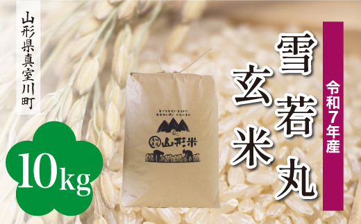 
                  ＜令和7年産＞ 雪若丸 【玄米】 10kg （10kg×1袋）＜配送時期選べます＞　真室川町
                