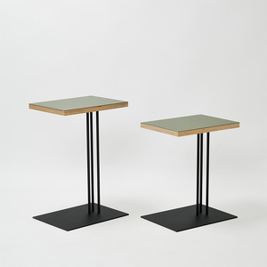 Rectangle side table （レクタングルサイドテーブル） ワークデスク H600 ブラック_オリーブ  EB8-0645