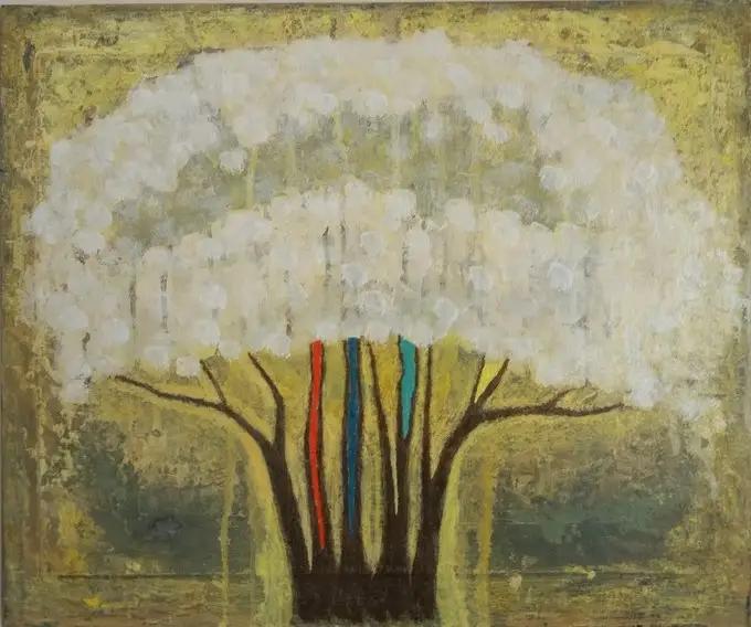 【 限定１点 】 「 なんじゃもんじゃ 」  絵画 アート インテリア 一点物