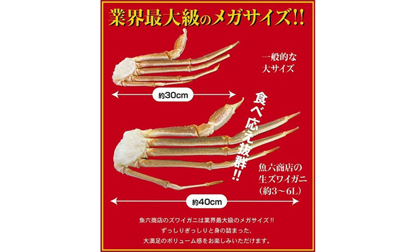 ほんまにうまい ずわいがに 1kg ハーフポーション ずわい蟹 ずわいガニ ズワイガニ 