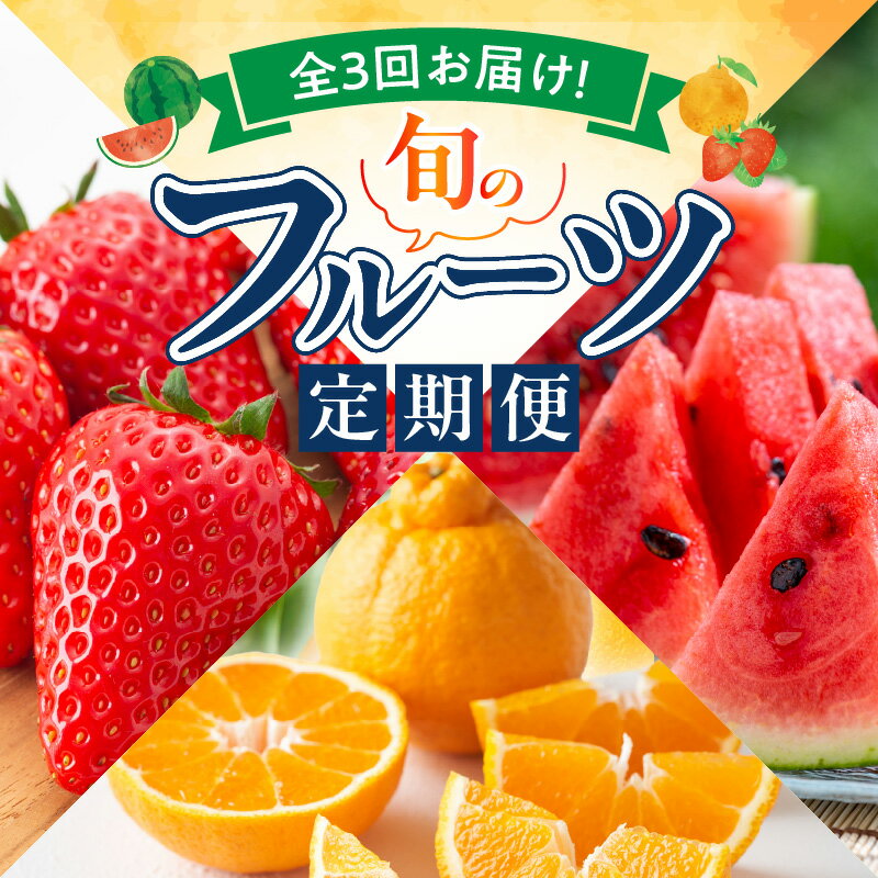 【ふるさと納税】【限定】【定期便 全3回】 魚鶴商店 旬のフルーツ定期便