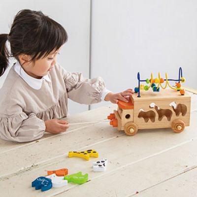 ふるさと納税 東郷町 東郷町【公式キャラクターロゴ入り】アニマルビーズバス　知育玩具のエドインター |  | 02