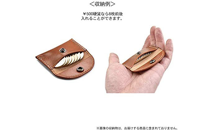 ミニコインケース ビンテージキャメル