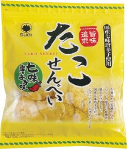 訳あり！元祖たこせんべい！「たこせんべい七味唐辛子味 1.2kg (100g×12袋セット)」 こだわりの味と食感 せんべい おつまみ 海鮮 乾物 お菓子 おやつ 煎餅 小分け 海鮮せんべい チャック