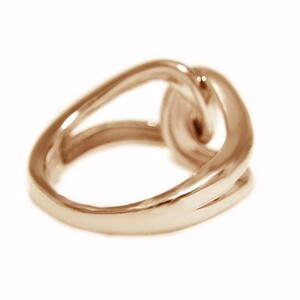 K18ピンクゴールド「総無垢仕上げ」地金チェーンリング【 33666-3】