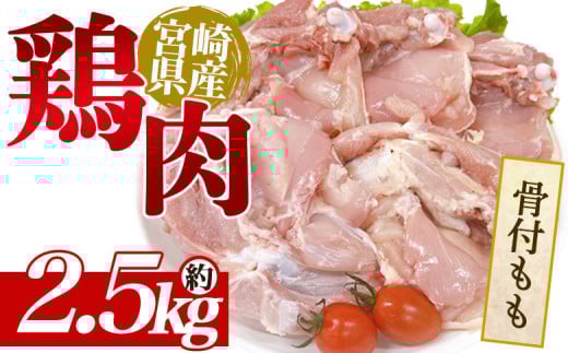 ＜宮崎県産 鶏肉 骨付もも肉 約5kg（10本セット）＞ 国産 鶏 肉 精肉 とり モモ もも肉 使いやすい パック 真空冷凍 切り身 選べる数量 お弁当 惣菜 からあげ 照り焼き 数量限定 BBQ バーベキュー 鶏ムネ 鶏むね 鳥モモ かた 肩肉 小分け 【MI440-tr】【TRINITY】