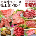 【ふるさと納税】【12ヶ月定期便】あか牛ステーキ12種 極上食べ比べ 計12回 あか牛 ステーキ サーロイン ランプ 肩ロース イチボ カイノミ ミスジ ザブトン シャトーブリアン リブロース モモ 12回お届け 熊本県産 お肉 肉 牛肉 和牛 冷凍 九州産 国産 送料無料