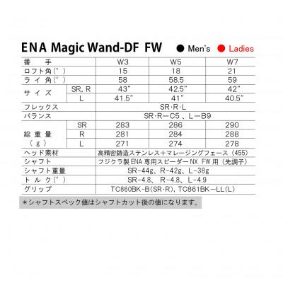 ふるさと納税 岡山市 ゴルフクラブ 超軽量 ENAマジックワンドDF フェアウェイウッド  W7 21°  R 42インチ |  | 01