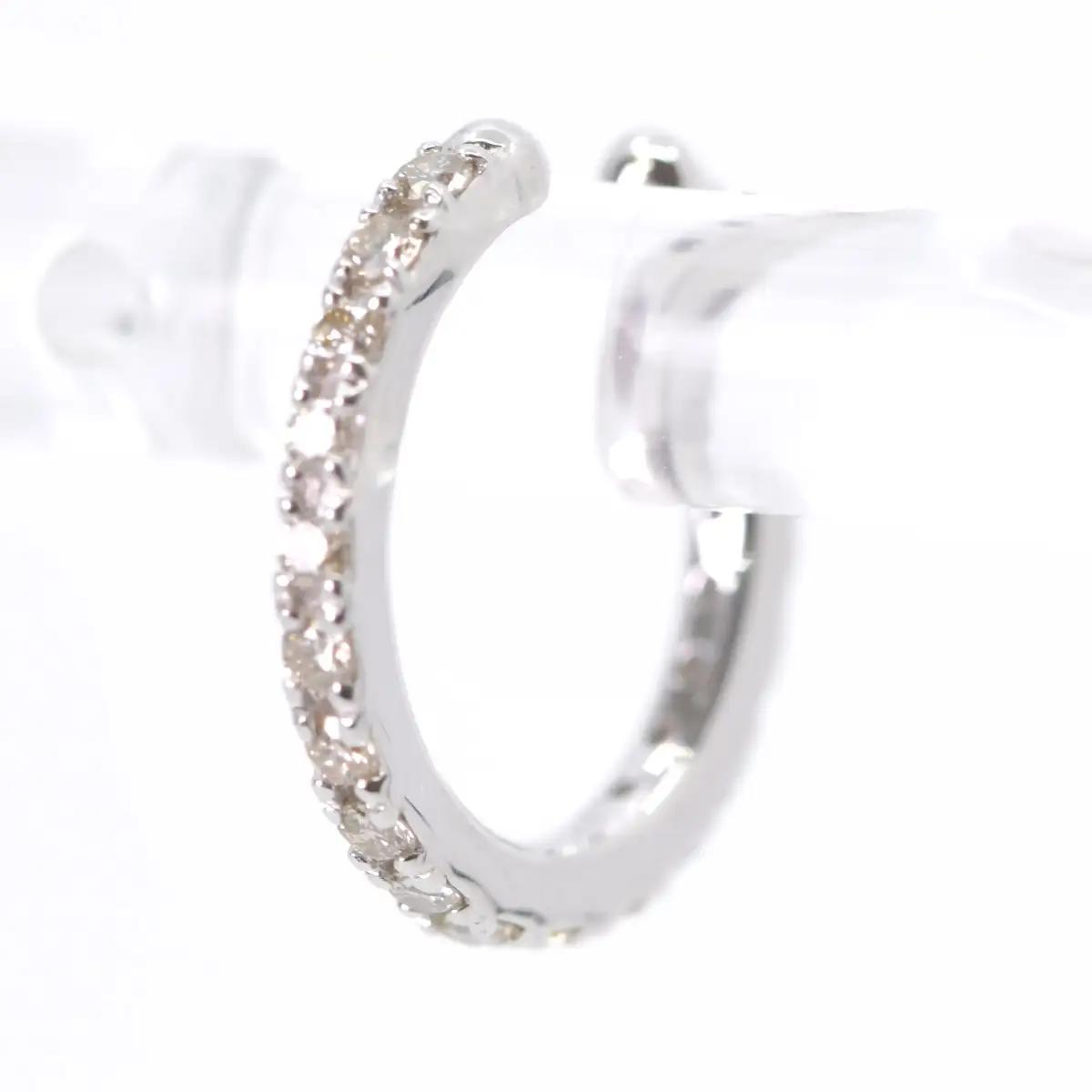 0.2ct 10金 イヤーカフ ホワイトゴールド管理番号RTJ-019 246-001-WG