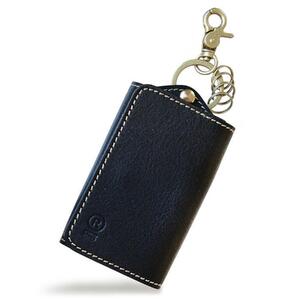 ＜カラー選択可能＞フィットインキーケース【福岡市内製造】 ブラック