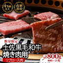 【ふるさと納税】 土佐 黒毛 和牛 焼肉用 800g （ 400g × 2パック ） | 特撰 リブロース ロース 最上位等級 A4 A5 最高ランク 贅沢 焼き肉 やきにく 小分け 冷凍 国産 ブランド 牛肉 大人気 ギフト おすすめ ランキング BBQ バーベキュー アウトドア 高知県 須崎 TM016