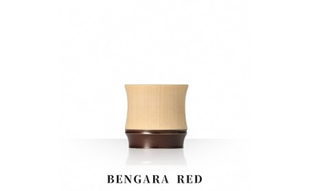 Guinomi Sake Cup　BAMBOO KISEN（SHORT series） BENGARA RED