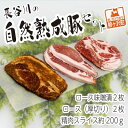 【ふるさと納税】熟成肉 セット 詰め合わせ コクのある旨味とジューシーさが特徴 長谷川の自然熟成豚セット 豚肉 豚 ぶた ブタ 肉 お肉 精肉 味付き肉 味付け肉 味噌漬け ロース 厚切り スライス 加工肉 キャンプ アウトドア キャンプ飯 青森 青森県　鯵ヶ沢町