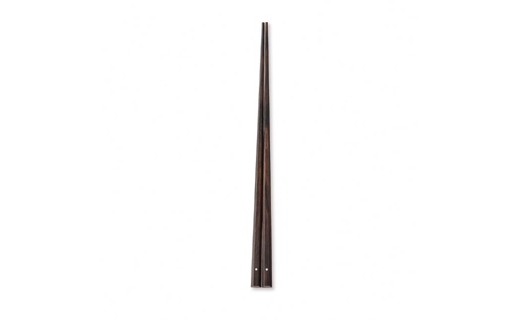 特上 八角箸（はし） 黒檀 235㎜ 百年 箸 高級箸 贈答用箸 23.5cm 無塗箸 燕三条製 ものづくり [マルナオ]【019P005】 [019P005]