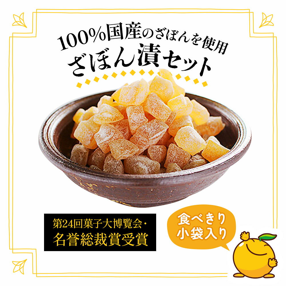 【ふるさと納税】伝統銘菓 ざぼん漬セット(100g入×5袋） | 菓子 ドライフルーツ 大分県 九州 津久見市 国産