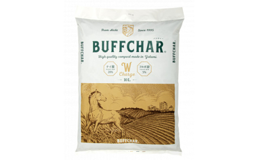 ＜弥富市＞BUFFCHAR(R)バフチャー(サラブレッド馬ふん堆肥)　Sサイズ 3kg【1537193】