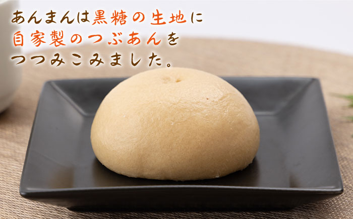 【おやつに大人気！】肉まん＆黒糖あんまん 詰め合わせ 16個入り【五反田茶屋】 [IAM008]