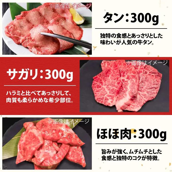 【全3回定期便】佐賀牛6種食べ比べ！ ホルモンバラエティセット 5.4kg 4-5人前 タン・小腸など 吉野ヶ里町/やきとり紋次郎[FCJ104]