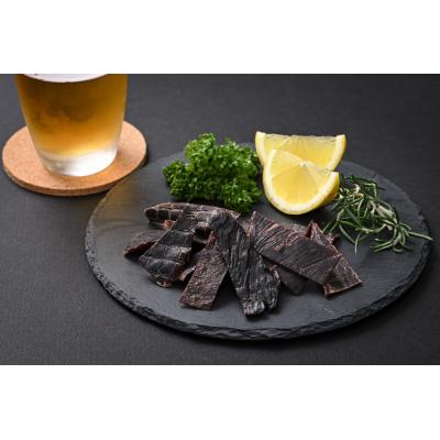 ふるさと納税 陸前高田市 鹿肉 ジャーキー 「これシカねぇべ」 一味唐辛子味 12g×5個 肉 鹿肉 ジビエ ヘルシー おやつ |  | 02