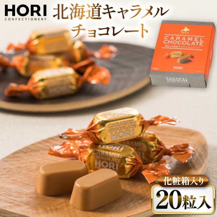 【ふるさと納税】 チョコレート 北海道キャラメルチョコレート 20粒入 1箱 [砂川ハイウェイオアシス観光 北海道 砂川市 12260827] チョコレート菓子 チョコ 菓子 お菓子 個包装 ばらまき スイーツ レビューキャンペーン
