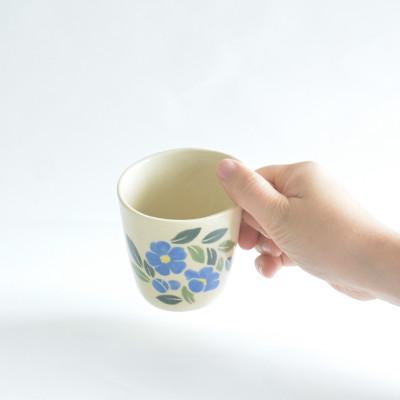 ふるさと納税 宇治市 宇治笠取焼　マグカップ&コースター(青花) |  | 01