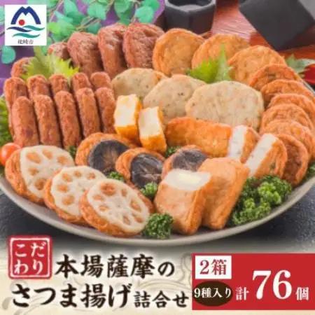 鹿児島 松野下蒲鉾 さつま揚げ詰合せ　2セット分 B3-113【配送不可地域：離島】【1737637】