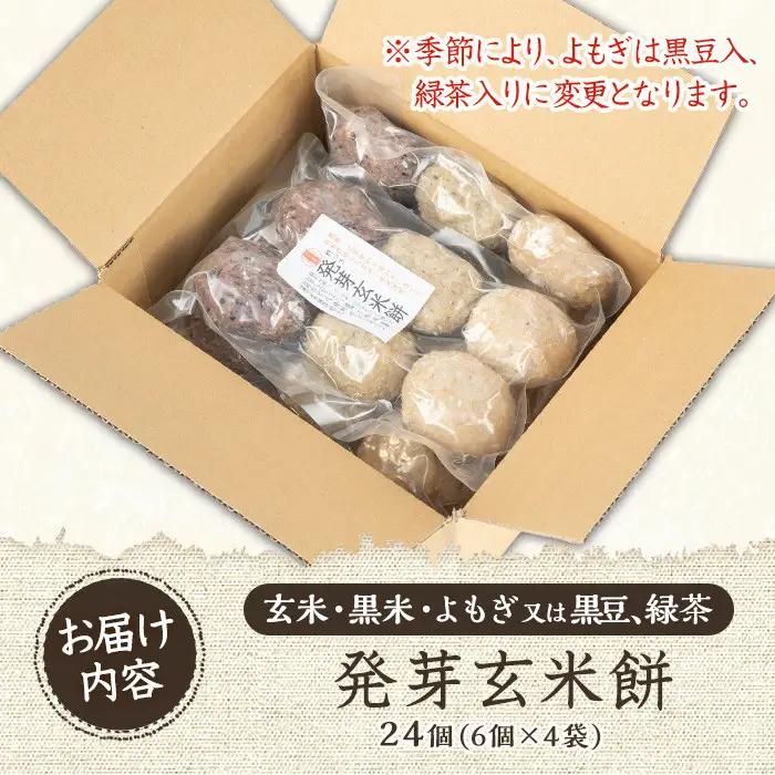 《11月以降順次発送》発芽玄米餅 4袋 玄米餅 もち 【雲月農園】_y176-2611