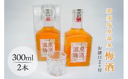 那須塩原温泉梅酒(お猪口2ヶ付)【 お酒 栃木県 那須塩原市 】 ns049-010