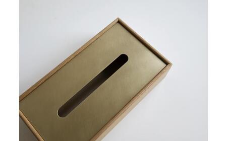 【受注生産】ティッシュケース［オーク］ / ティッシュケース ティッシュカバー ケース カバー インテリア おしゃれ 小物 木目調 木製 SDG’s ナチュラル 雑貨 贈答 ギフト / 恵那市 / R