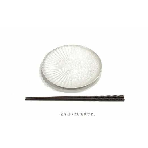 有田焼 吉右エ門窯 泡化粧パール片菊割16cmプレート 24to3 西富陶磁器 A20-516_イメージ3