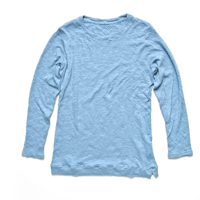 なめらか天竺8分袖Tシャツ【1242557】