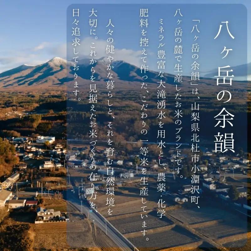 【令和8年度新米】八ヶ岳の余韻 農林48号 10kg×1袋 [h183]