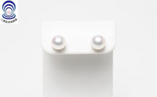 
【070-22】三重ブランド　アコヤ真珠　6.5ﾐﾘ　ピアス
