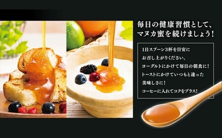 【5ヶ月定期便】ニュージーランド産 マヌカ蜜 約500g×5ヶ月 ／ 計約2.5kg マヌカハニー マヌカ モノフローラル・マヌカハニー 蜂蜜 はちみつ ハチミツ 健康食品 定期便 杉養蜂園