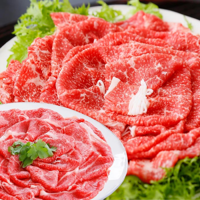 鹿児島県産A5等級黒毛和牛焼肉用&すき焼用(合計1.2Kg) DD-151C0-21【配送不可地域：離島】【1166335】
