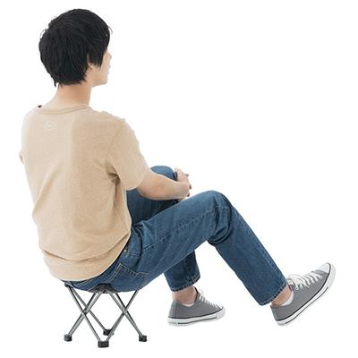 ふるさと納税 城陽市 7075キュービックチェア(グレー)300gで超軽量!登山やアウトドアで大活躍!　73369010 |  | 03