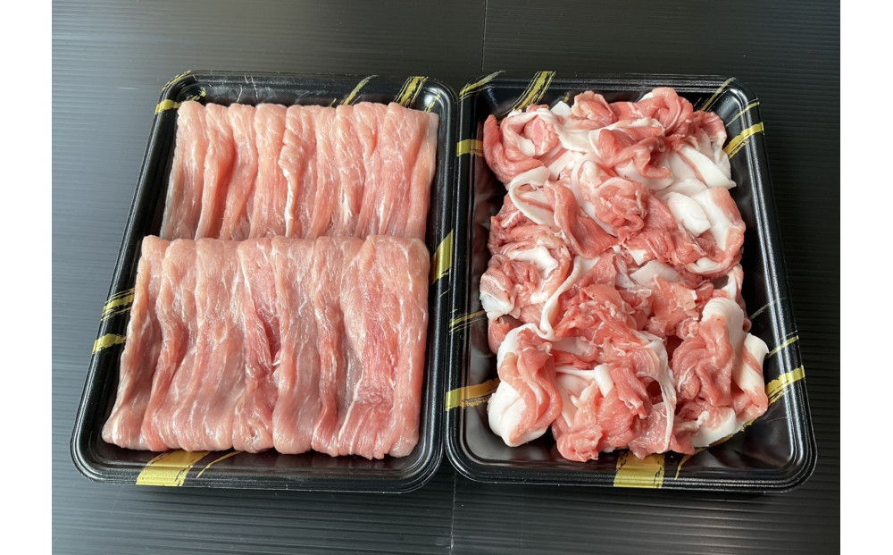 オリーブ豚モモ・ウデ切落し 1000g 372013_KR006